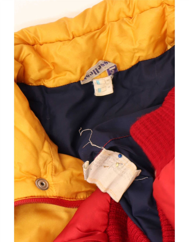 Ellesse Mens Hooded Padded Jacket IT 50 Large Multicoloured Colourblock