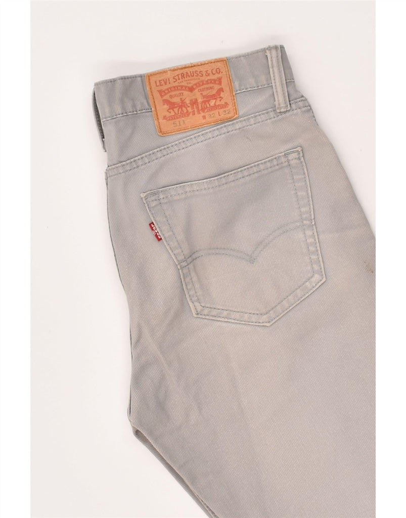 LEVI'S Mens 511 Slim Jeans W32 L29 Grey Cotton | Vintage Levi's | Thrift | Second-Hand Levi's | Used Clothing | Messina Hembry 