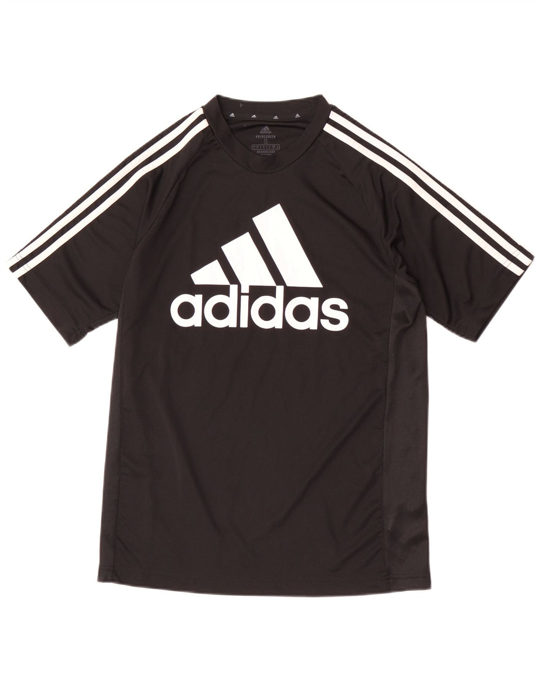 Adidas Mens Aeroready Graphic T-Shirt Top Small Black Polyester