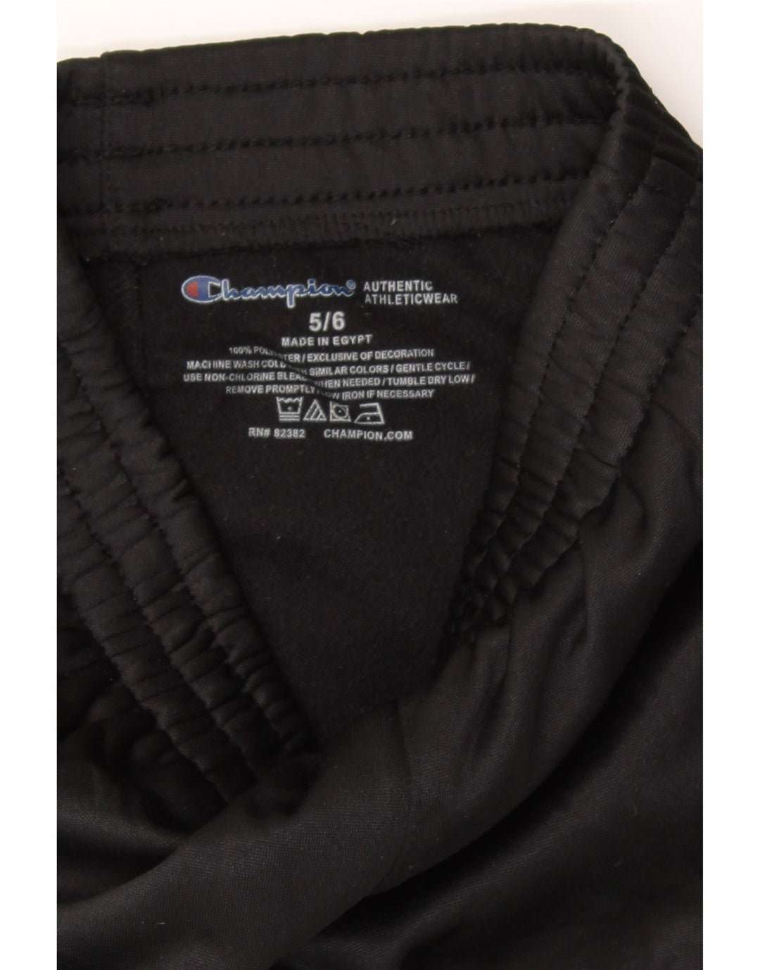 CHAMPION Boys Tracksuit Trousers Joggers 5-6 Years  Black Polyester Vintage Champion and Second-Hand Champion from Messina Hembry 