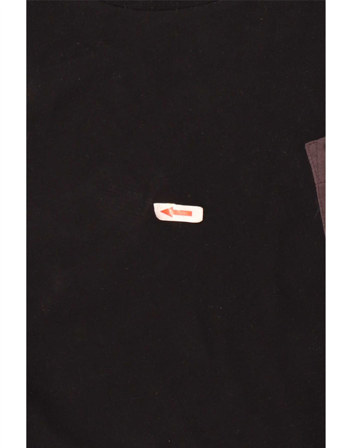 Lyle & Scott Mens T-Shirt Top Small Black Polyester
