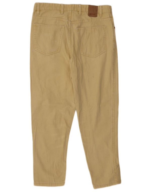 Zara Womens Tapered Jeans EU 40 Medium W31 L25 Yellow Cotton