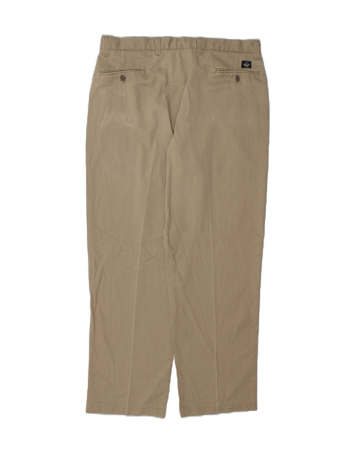 DOCKERS Mens Straight Chino Trousers W36 L32 Beige Cotton Vintage Dockers and Second-Hand Dockers from Messina Hembry 