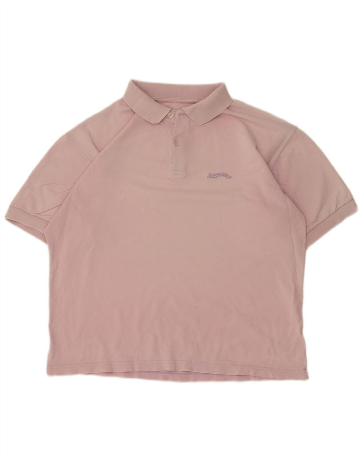 Levi's Mens Polo Shirt Large Pink