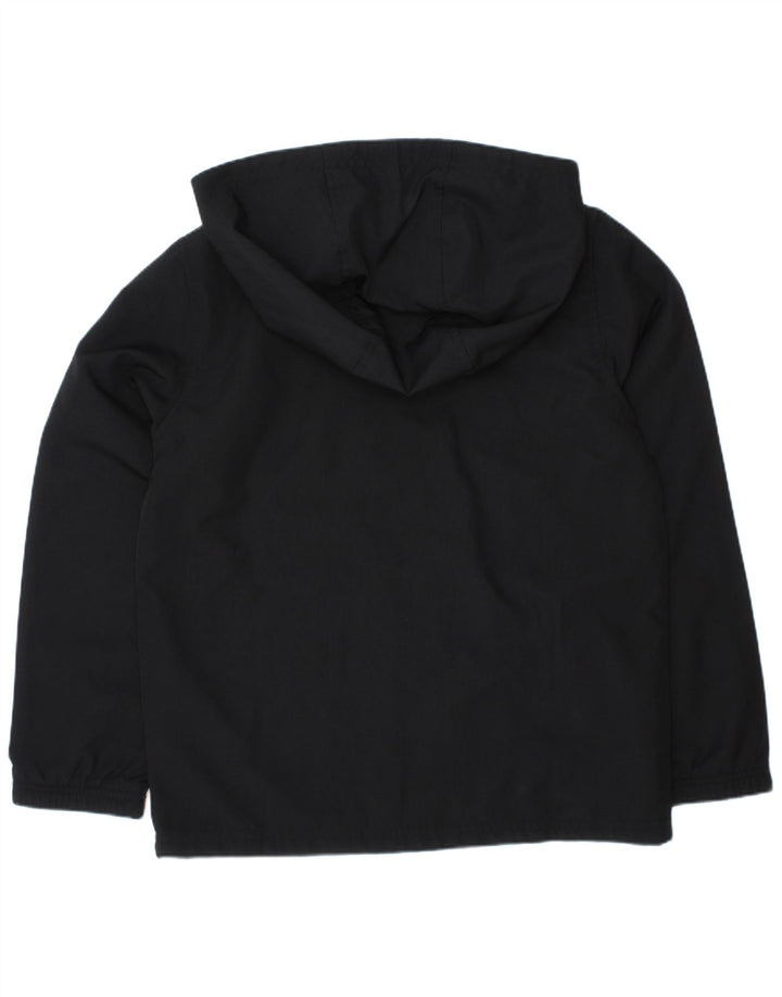 Under Armour Boys Hooded Rain Jacket 7-8 Years Small Black