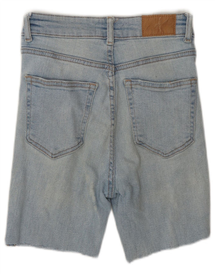 Zara Womens Denim Shorts EU 36 XS W26 Blue