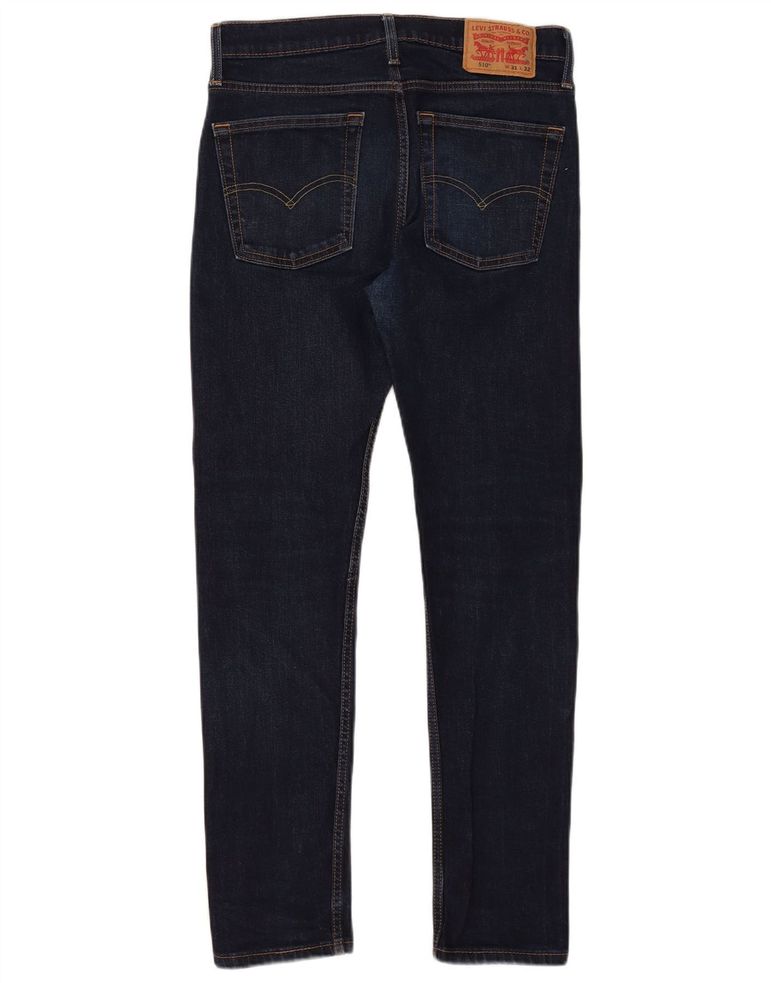 Levi's Mens Skinny Jeans W31 L29 Navy Blue Cotton