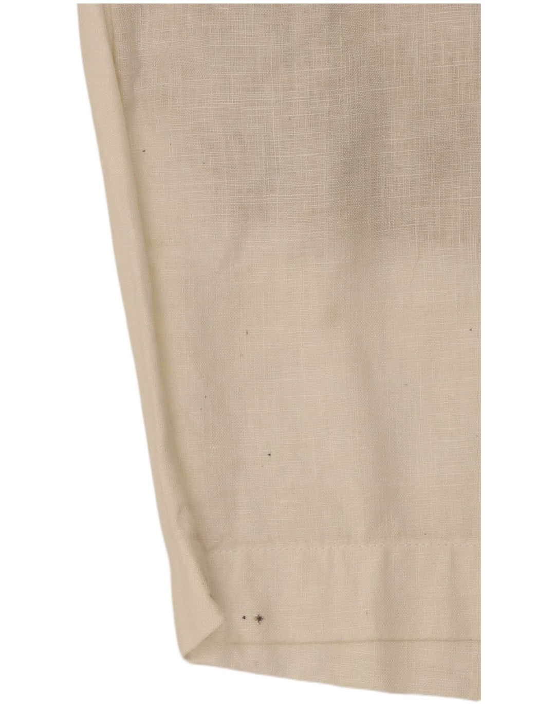 Zara Womens Chino Shorts Small W30  White Linen