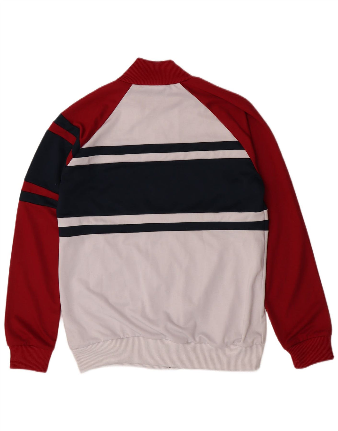 Diadora Mens Graphic Tracksuit Top Jacket XL White Colourblock Polyester