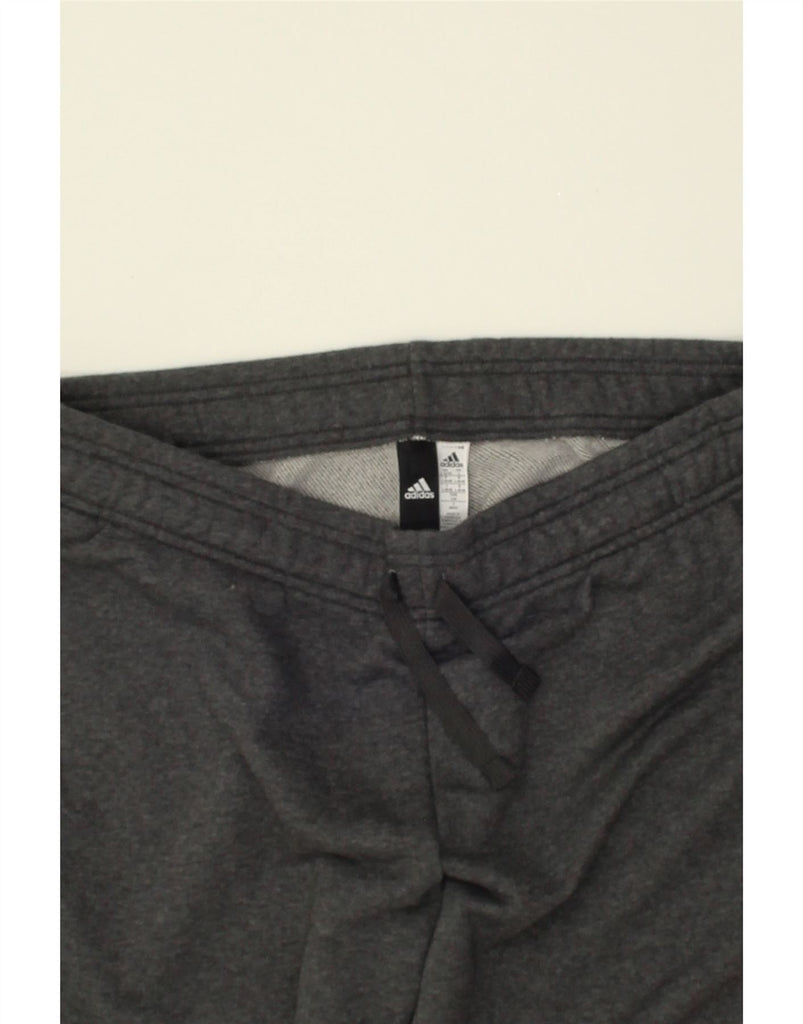 ADIDAS Womens Graphic Capri Tracksuit Trousers Joggers UK 14/16 Large Grey | Vintage Adidas | Thrift | Second-Hand Adidas | Used Clothing | Messina Hembry 