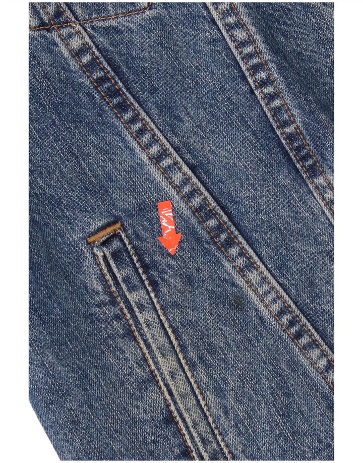 Carrera Mens Denim Jacket UK 40 Large Blue Cotton