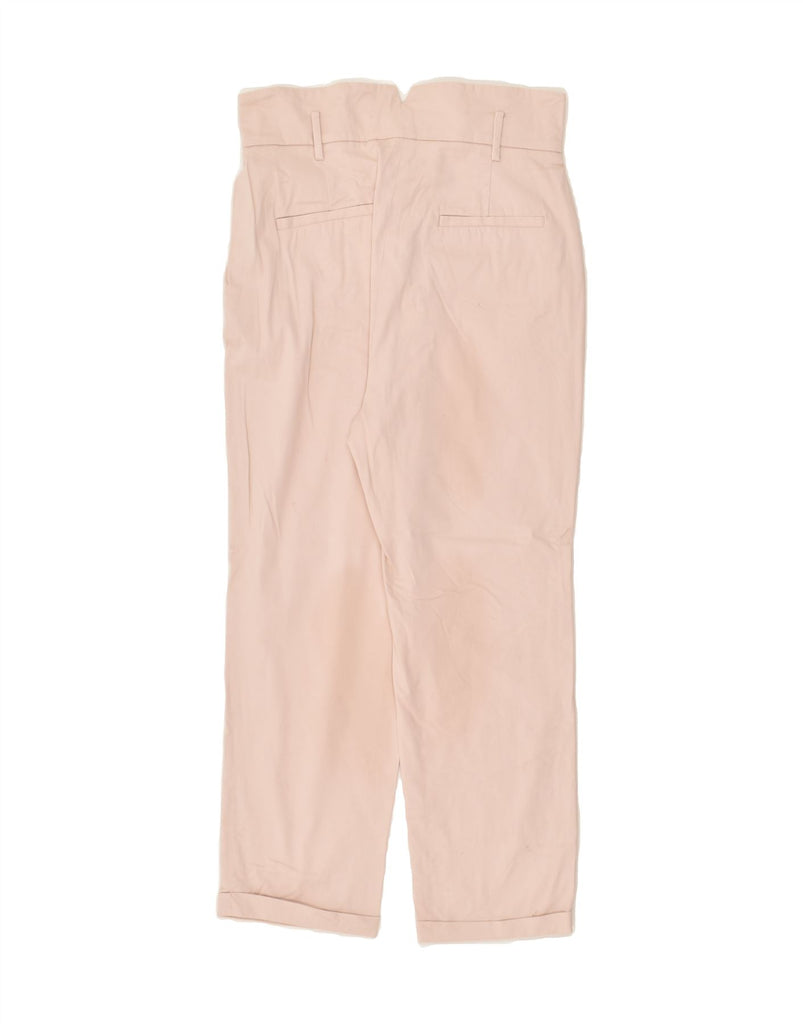 MASSIMO DUTTI Womens Straight Chino Trousers EU 36 Small W26 L22 Pink | Vintage Massimo Dutti | Thrift | Second-Hand Massimo Dutti | Used Clothing | Messina Hembry 