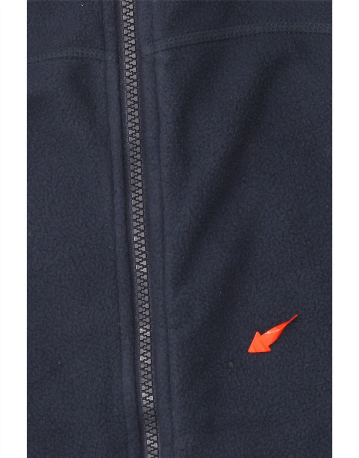 THE NORTH FACE Mens Fleece Jacket UK 38 Medium Navy Blue Polyester
