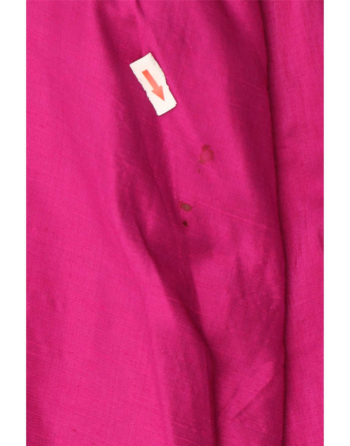 Mondrian Womens Oversized Overcoat UK 16 Large Pink Rayon