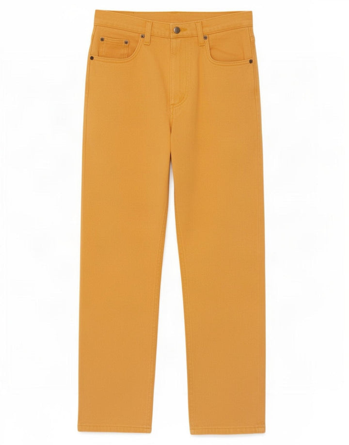 Rifle Mens Straight Jeans W32 L29 Yellow