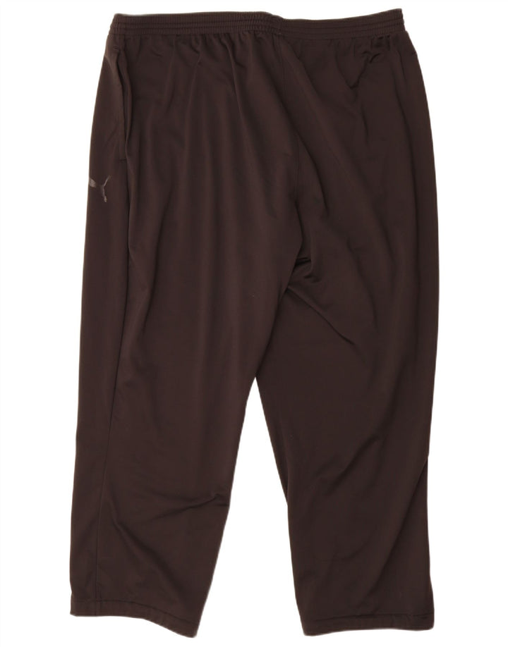 Puma Mens Crop Tracksuit Trousers 2XL  Black