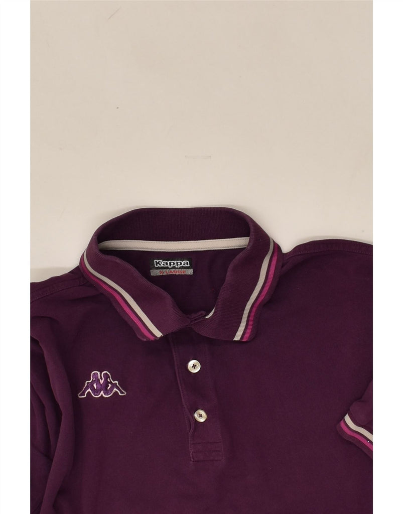 KAPPA Mens Polo Shirt XL Purple Cotton | Vintage Kappa | Thrift | Second-Hand Kappa | Used Clothing | Messina Hembry 