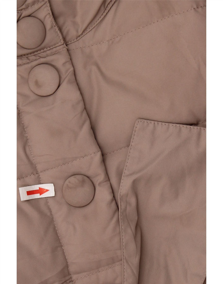 MARLBORO CLASSICS Womens Padded Jacket UK 16 Large Beige
