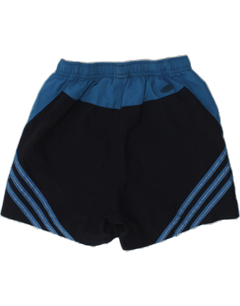 ADIDAS Boys Sport Shorts 4-5 Years Navy Blue Colourblock Polyester | Vintage Adidas | Thrift | Second-Hand Adidas | Used Clothing | Messina Hembry 