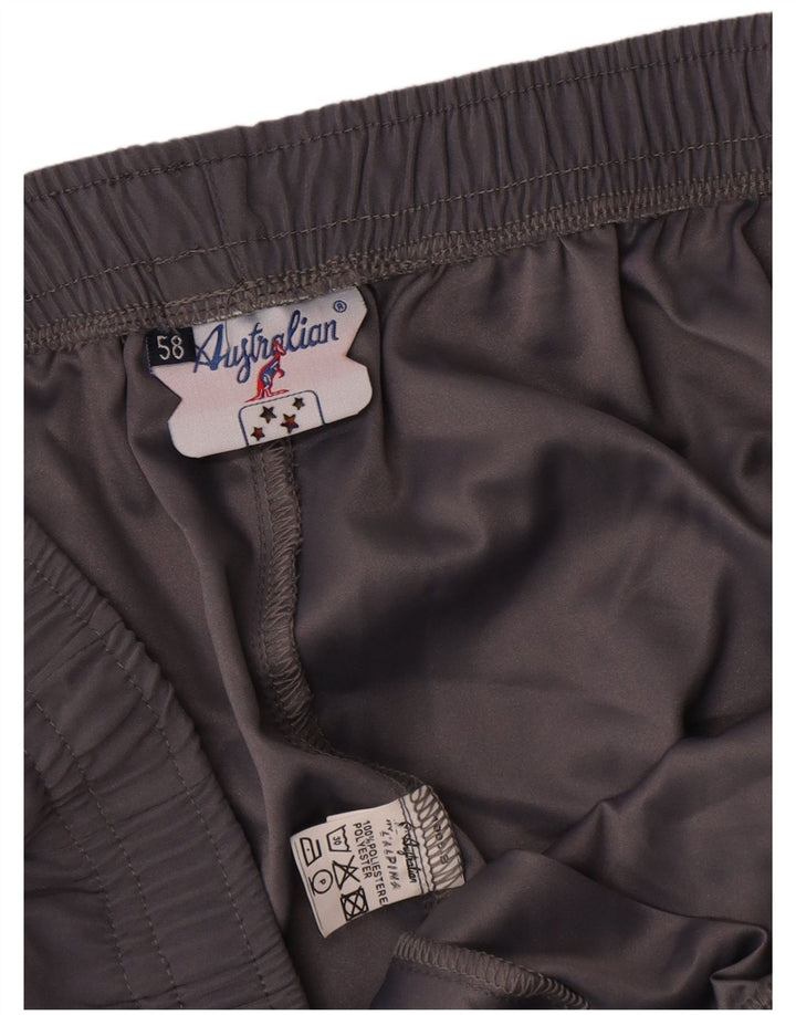 AUSTRALIAN L'ALPINA Mens Tracksuit Trousers IT 58 4XL  Grey Polyester
