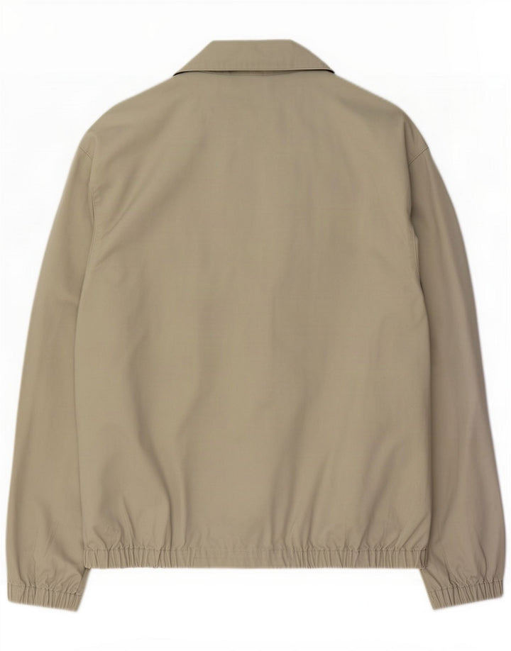 Gant Mens Bomber Jacket UK 38 Medium Beige Cotton