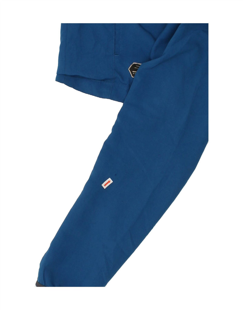 REEBOK Mens Graphic Tracksuit Top Jacket Medium Blue Colourblock Polyester | Vintage Reebok | Thrift | Second-Hand Reebok | Used Clothing | Messina Hembry 
