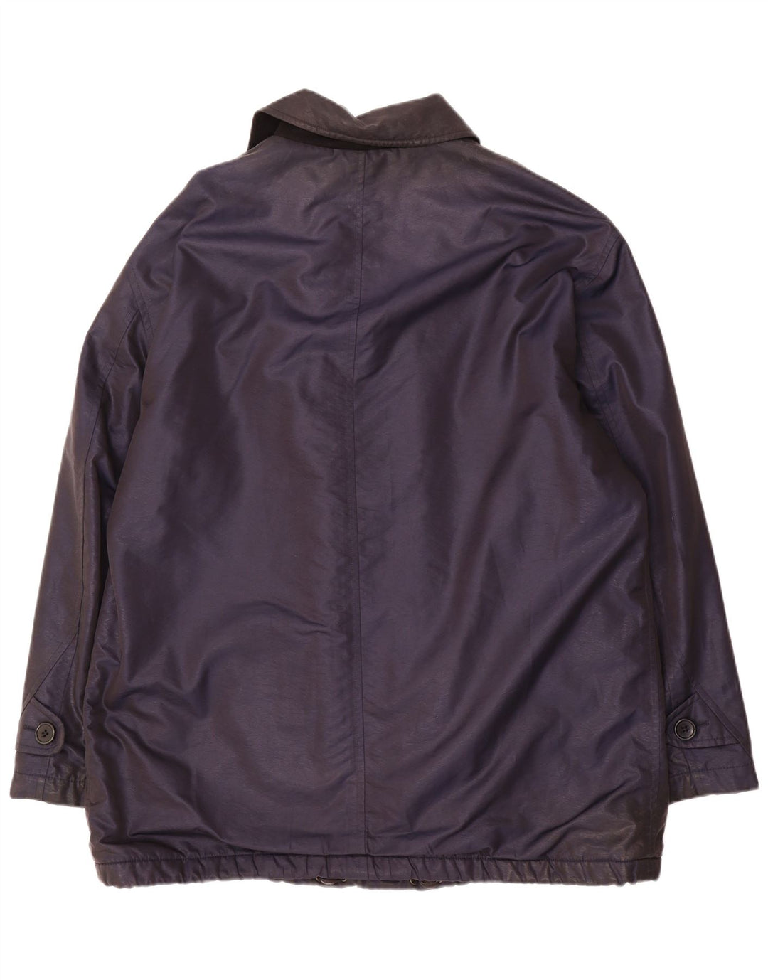 Hugo Boss Mens Windbreaker Jacket IT 54 2XL Navy Blue Nylon
