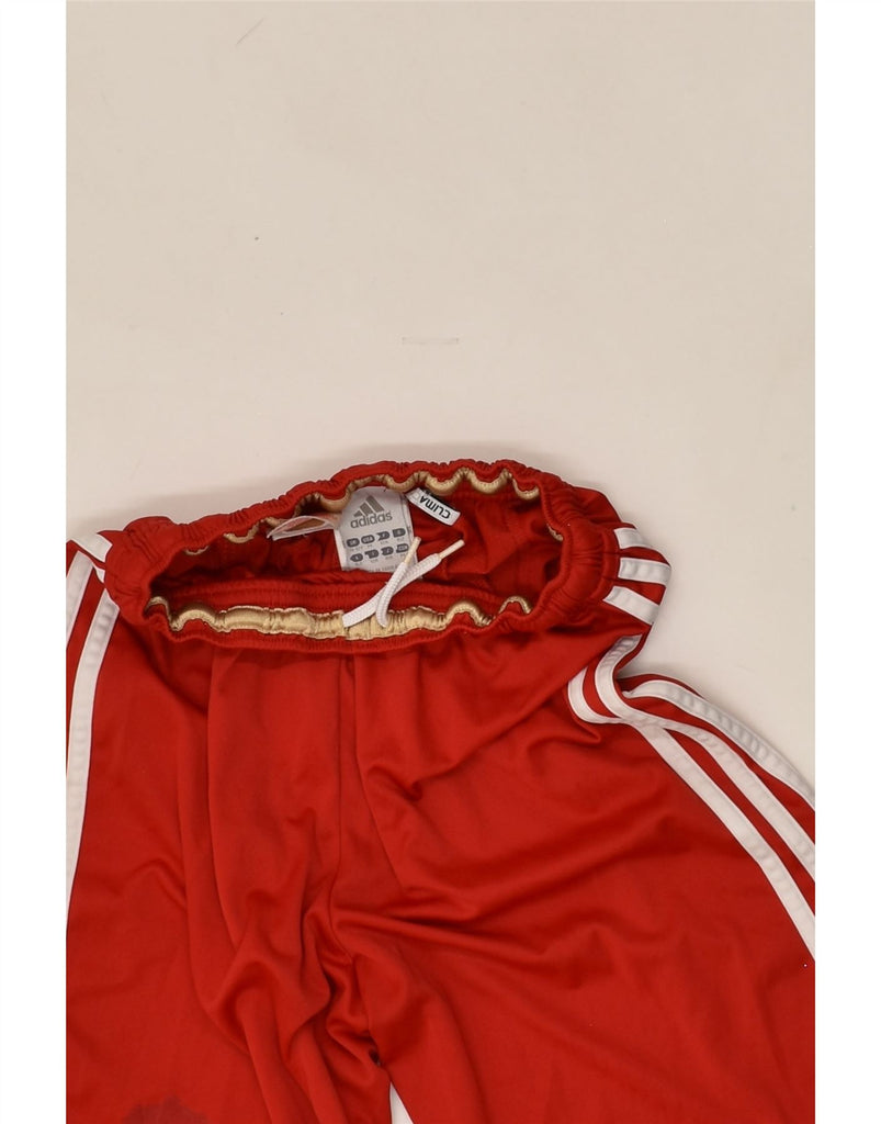 ADIDAS Boys Climacool Sport Shorts 11-12 Years Red Polyester | Vintage Adidas | Thrift | Second-Hand Adidas | Used Clothing | Messina Hembry 