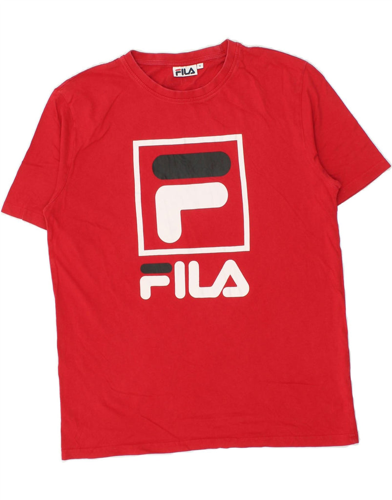 Mens Graphic T-Shirt Top Small | Vintage Fila | Thrift | Second-Hand Fila | Used Clothing | Messina Hembry 