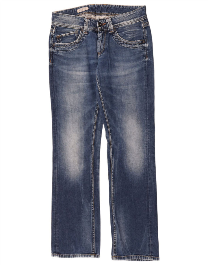 PEPE Jeans Womens Bootcut Jeans W27 L32 Blue Cotton
