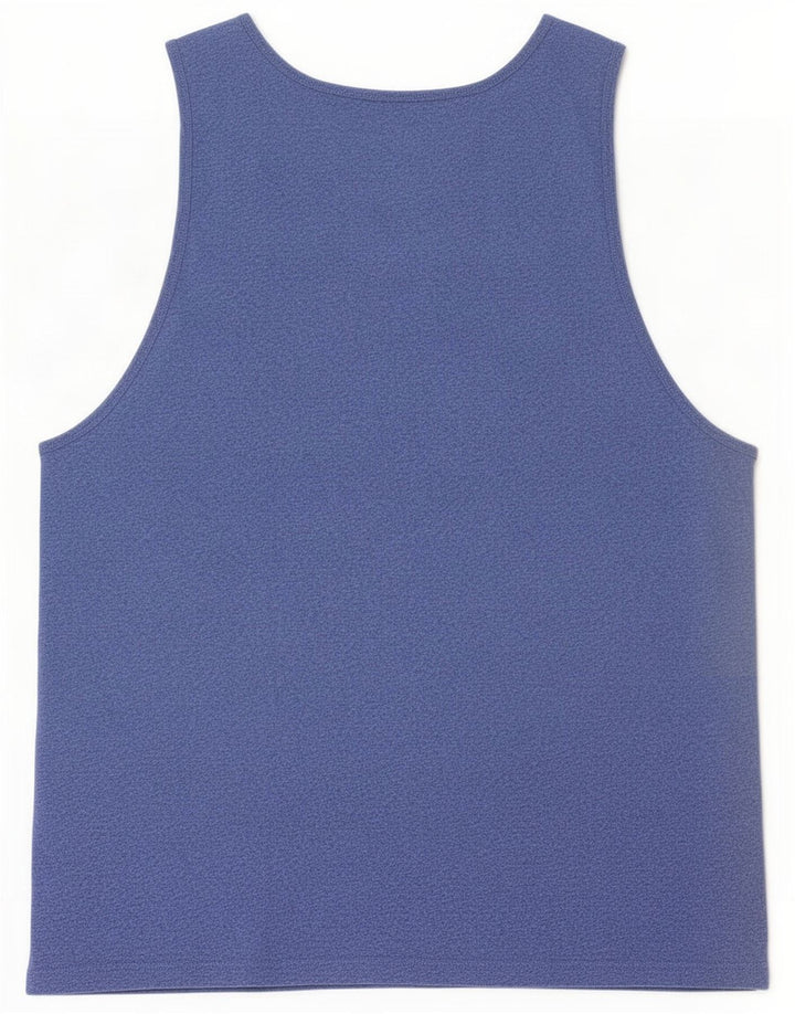 Levi's Mens Graphic Vest Top Large Navy Blue Flecked Cotton