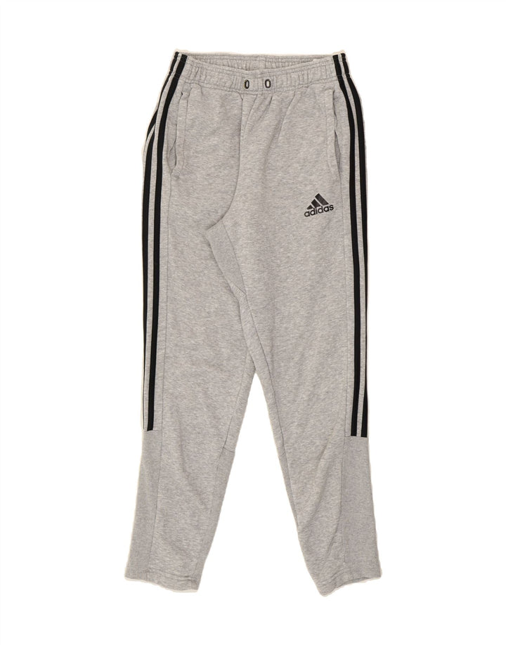ADIDAS Mens Tracksuit Trousers Small  Grey Cotton Vintage Adidas and Second-Hand Adidas from Messina Hembry 