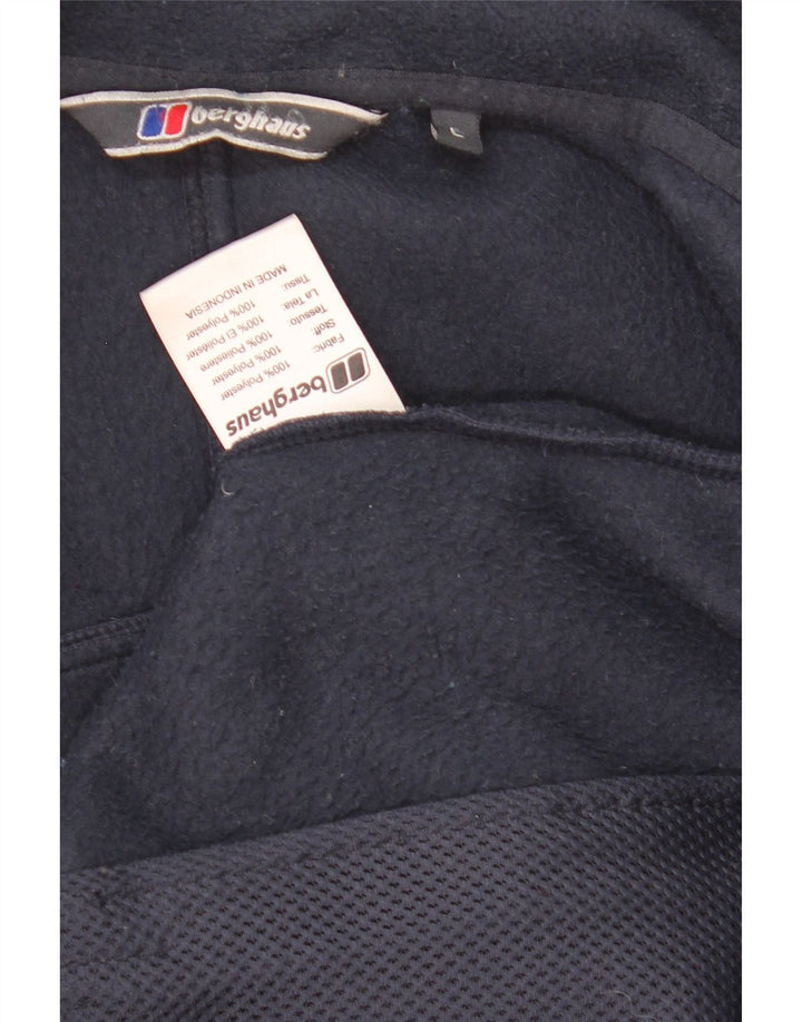 Berghaus Mens Fleece Jacket UK 40Large Navy Blue Polyester
