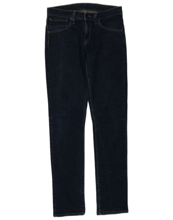 Levi's Womens Slim Jeans W28 L34 Navy Blue Cotton