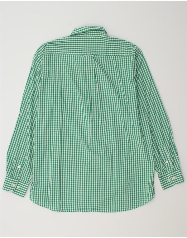 Barbour Mens Shirt Large Green Gingham