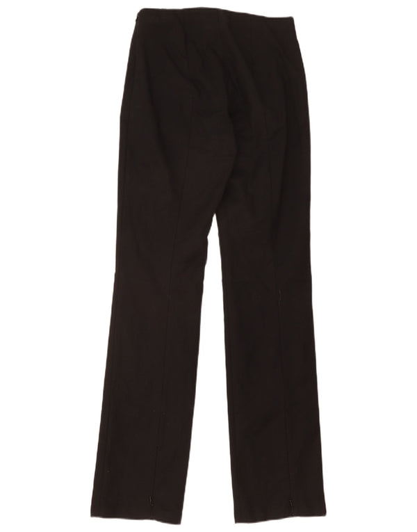 Cos Womens Straight Casual Trousers EU 38 Medium W28 L33 Black Cotton
