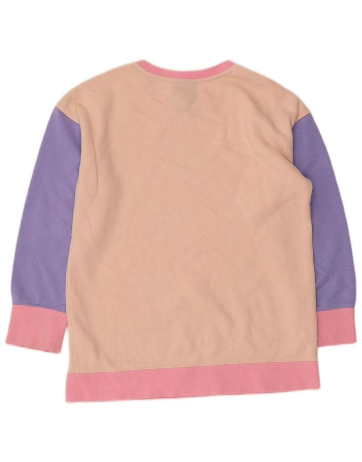 Nike Girls Graphic Sweatshirt Jumper 10-11 Years Medium Multicoloured