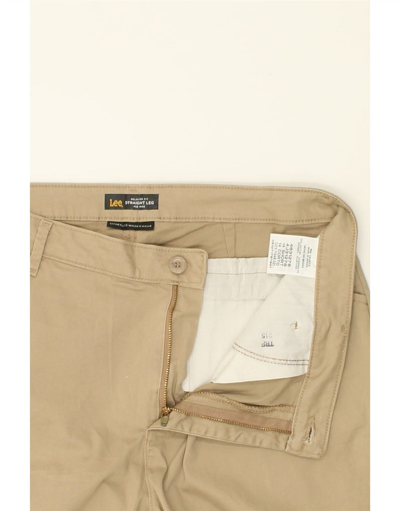 LEE Womens Mid Rise Straight Casual Trousers US 14 XL W36 L26  Beige | Vintage Lee | Thrift | Second-Hand Lee | Used Clothing | Messina Hembry 