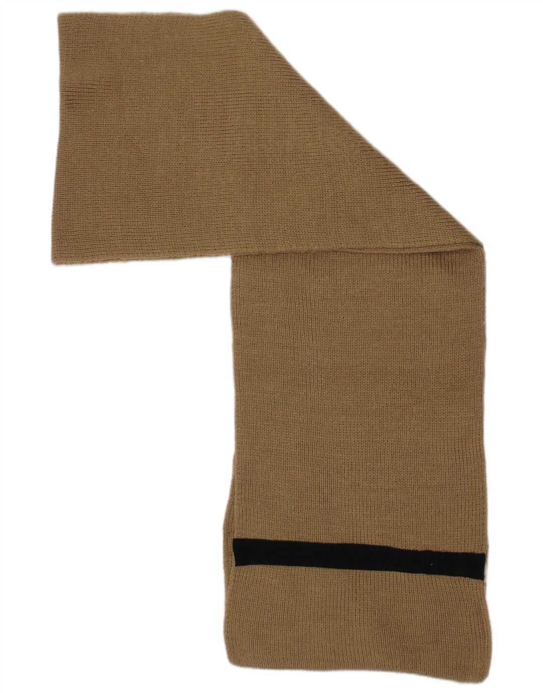 Lee Mens Rectangle Scarf One Size Beige Striped Polyester Classic