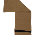 Lee Mens Rectangle Scarf One Size Beige Striped Polyester Classic