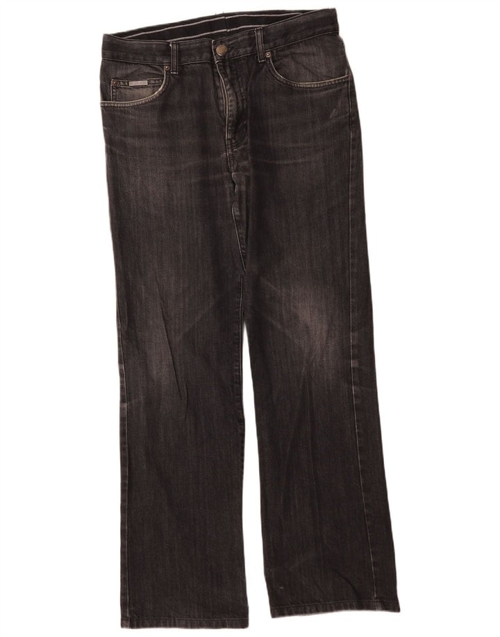 Armani Mens Bootcut Jeans W34 L31 Grey