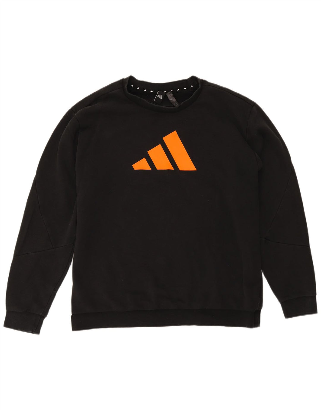 Adidas Mens Graphic Sweatshirt Jumper XL Black Cotton
