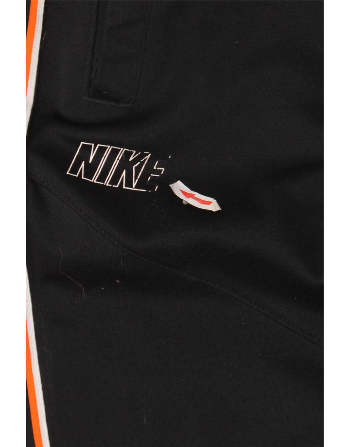 Nike Mens Graphic Tracksuit Trousers Joggers Small Black Polyester