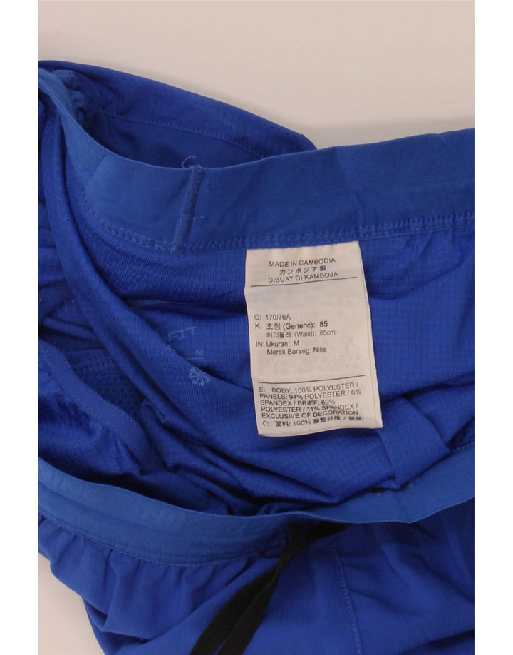 Nike Boys Dri Fit Graphic Sport Shorts 10-11 Years Medium  Blue Polyester