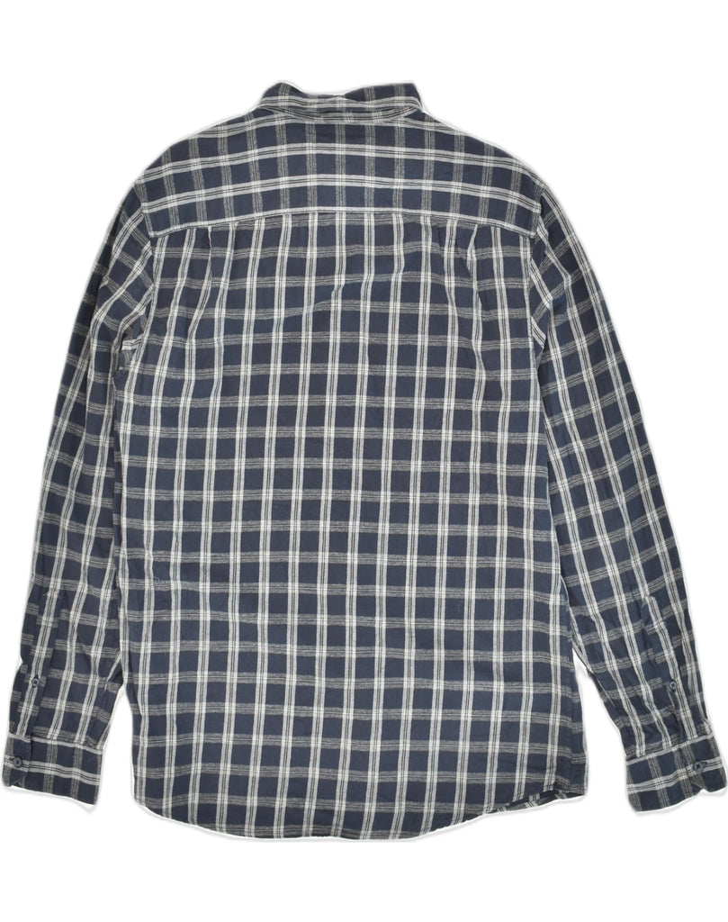 JACK WILLS Mens Classic Fit Shirt Large Navy Blue Check Cotton | Vintage Jack Wills | Thrift | Second-Hand Jack Wills | Used Clothing | Messina Hembry 