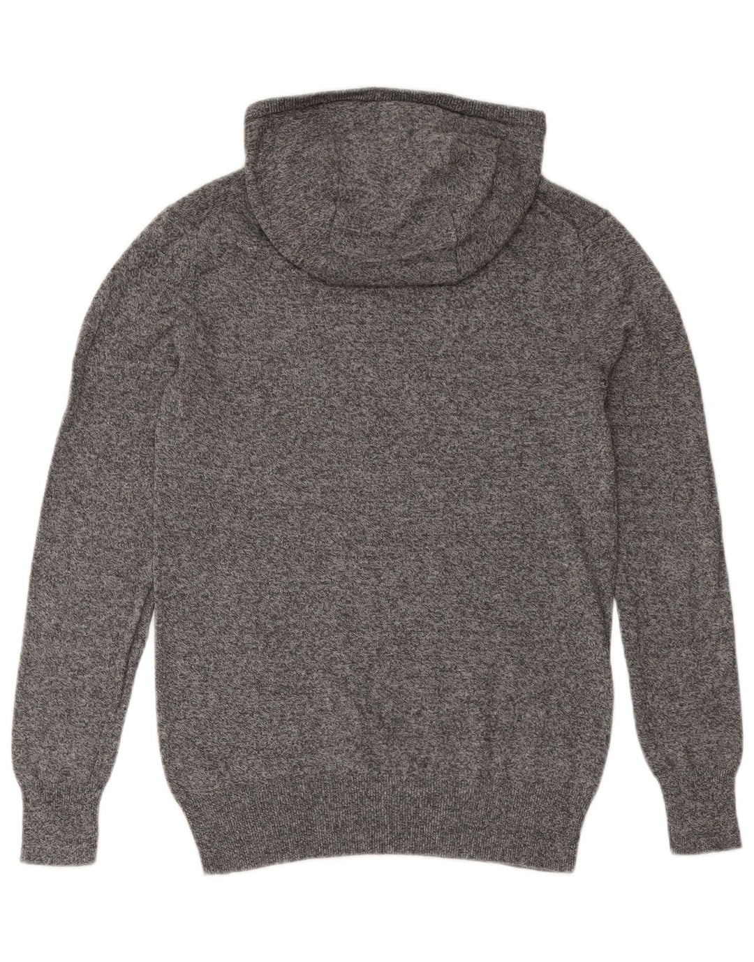 SUPERDRY Mens Hooded Jumper Sweater Medium Grey Cotton