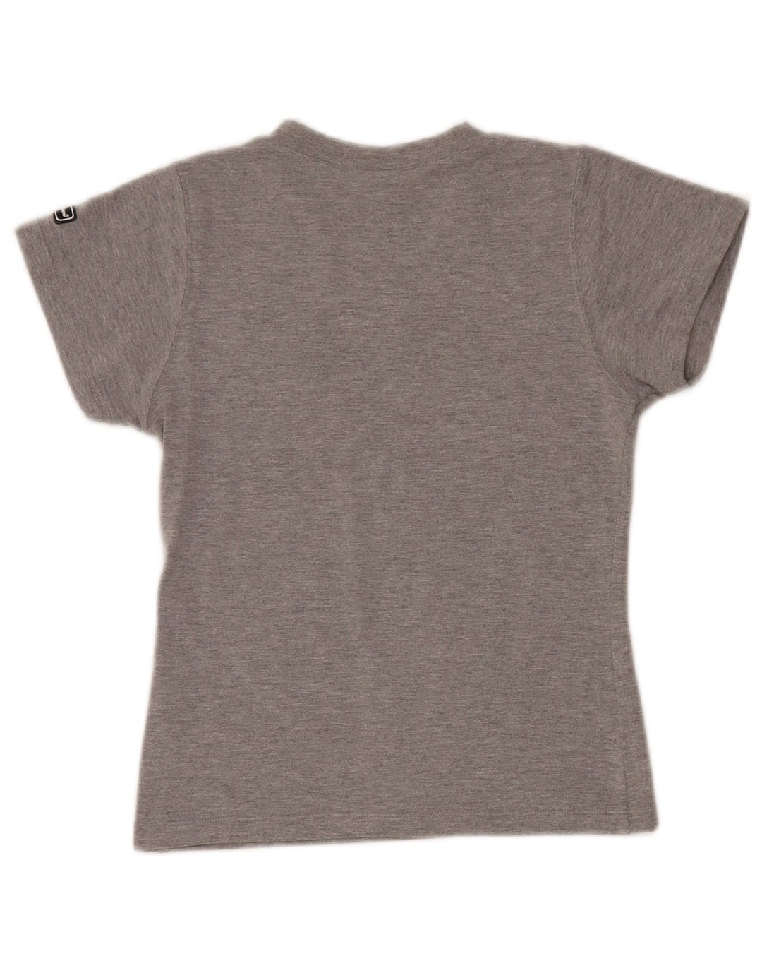 Champion Womens T-Shirt Top UK 8 Small Grey Cotton