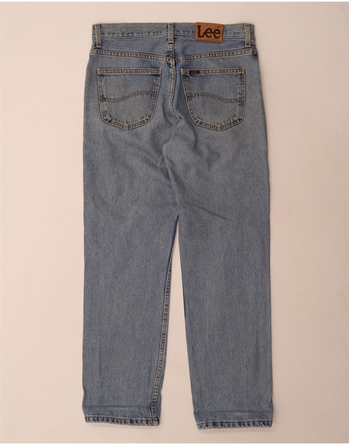 LEE Mens Brooklyn Straight Jeans W32 L30 Blue Cotton