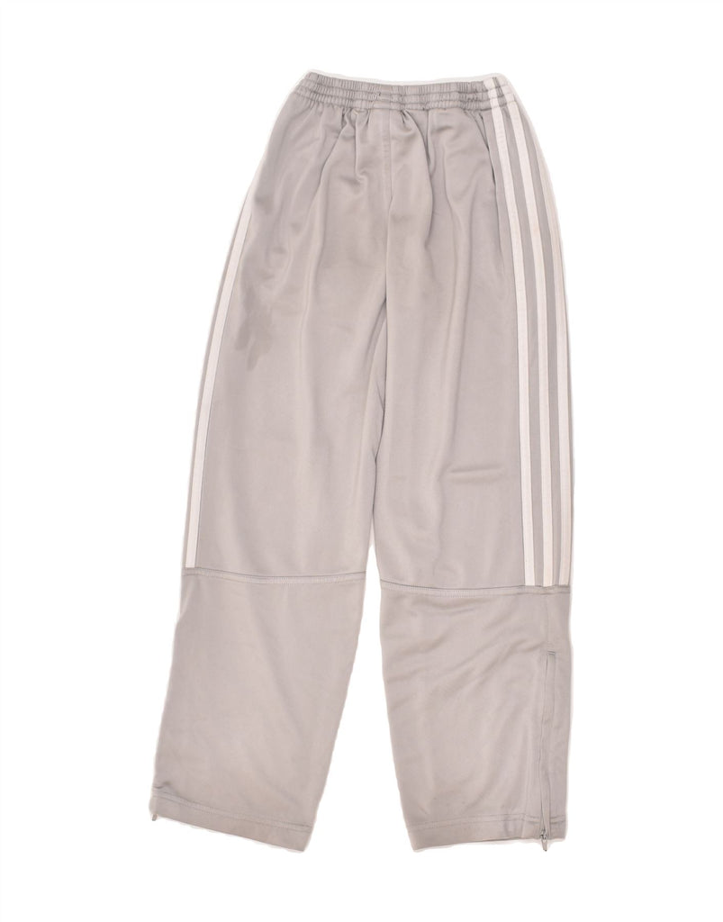 ADIDAS Boys Tracksuit Trousers 10-11 Years Grey Polyester | Vintage Adidas | Thrift | Second-Hand Adidas | Used Clothing | Messina Hembry 