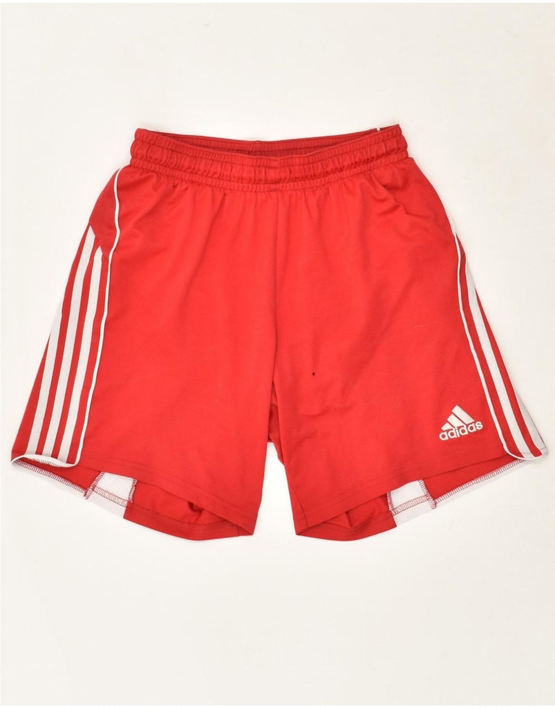 ADIDAS Mens Sport Shorts Large Red Polyester | Vintage Adidas | Thrift | Second-Hand Adidas | Used Clothing | Messina Hembry 